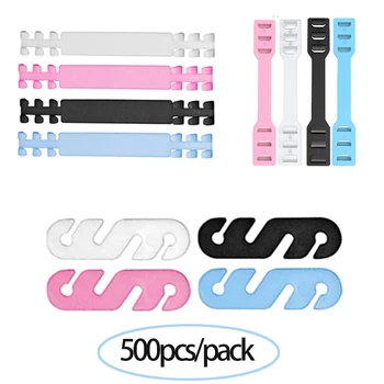 

500pcs/lot Mask Hooks Clearance For Release Earpain Grips PE Buckle Extension Multi-color Adjustable Gear Face Mask Accessaries