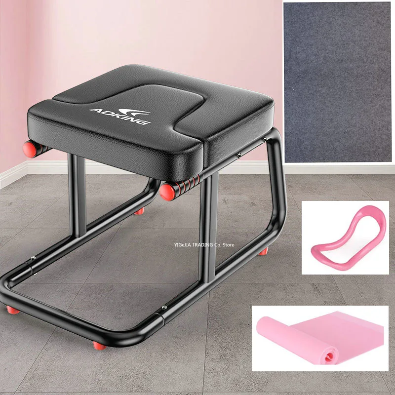 Sgabello Yoga Inversione JSM Fitness - In Acciaio, Per Verticali, Supporto 150 Kg, Con Tappetino - Foto 8