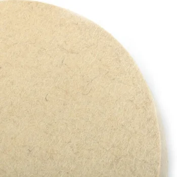 

Pad Polishing Wheel 250x16x25mm Beige Workshop Replace Parts Wool Felt