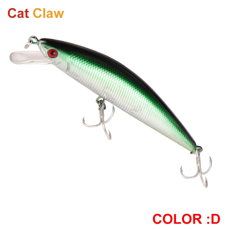 Cat Claw 37g 13cm Fishing Lure MINNOW Stick Bait Hard Bait Sea Bass Casting Super Shot Floating Trolling Wobblers Surface 405M