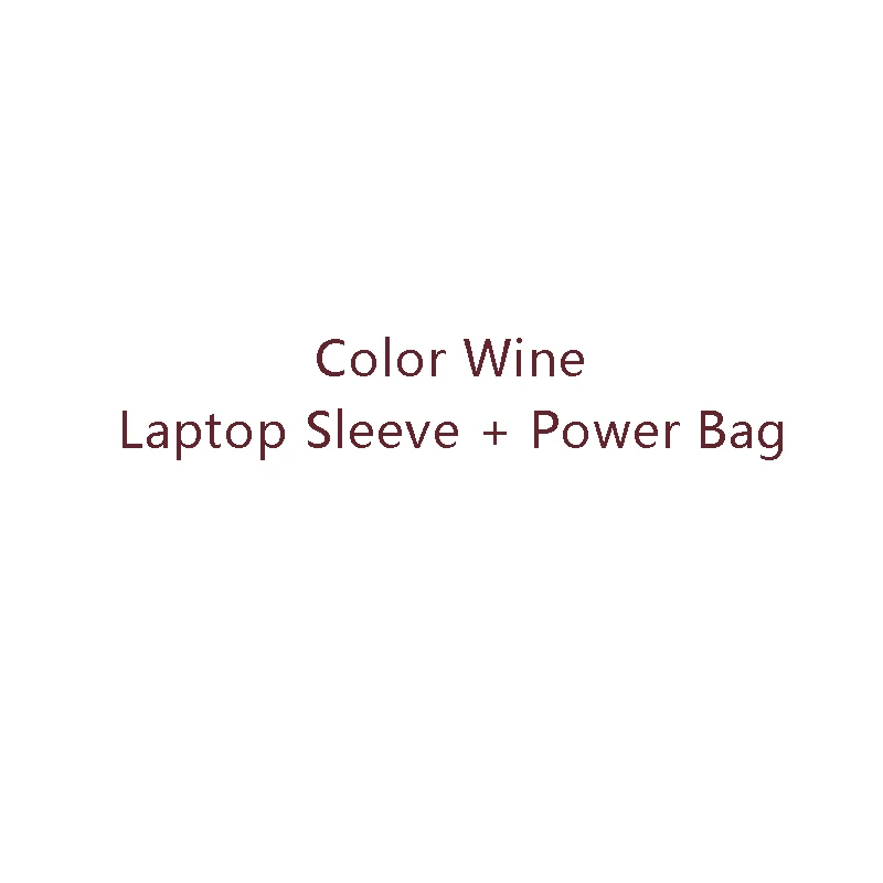 Обновленный чехол для ноутбука 12 13 14 15,6 дюймов для Macbook Air Pro с мягкой плюшевой подкладкой, водонепроницаемая сумка на молнии для ноутбука - Цвет: Wine Red  Power bag