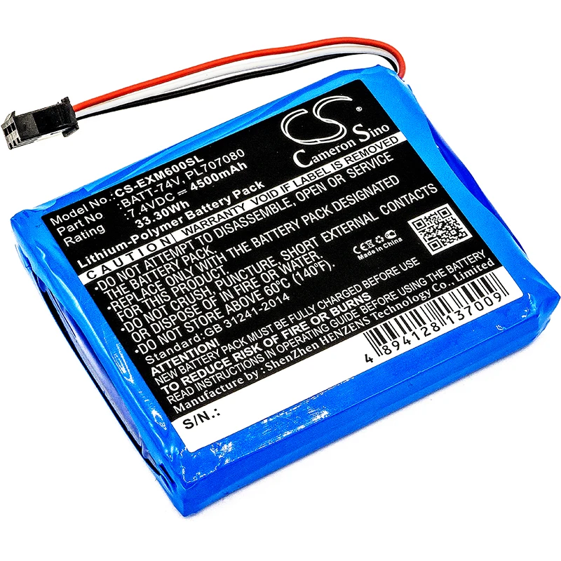 

UPGRADE Cameron Sino Battery For Extech MS6000,MS6000 Oscilloscopes,Ms6060