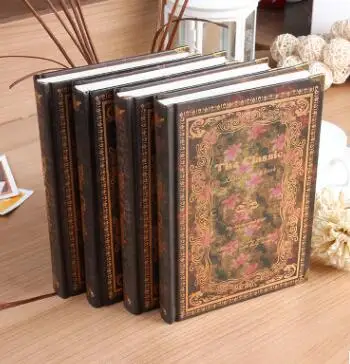 32K Retro Vintage Notebook Handcover Flower Europe Classic Book with Metal Corner Planner Journal Traveler Notepad 32K Retro Vintage Notebook Handcover Flower Europe Classic Book with Metal Corner Planner Journal Traveler Notepad