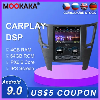 

Android 9.0 10.4 inch vertical screen car gps radio navigation for Subaru Outback Impreza Legacy 2009 2010 2011 2012 2013 -2015