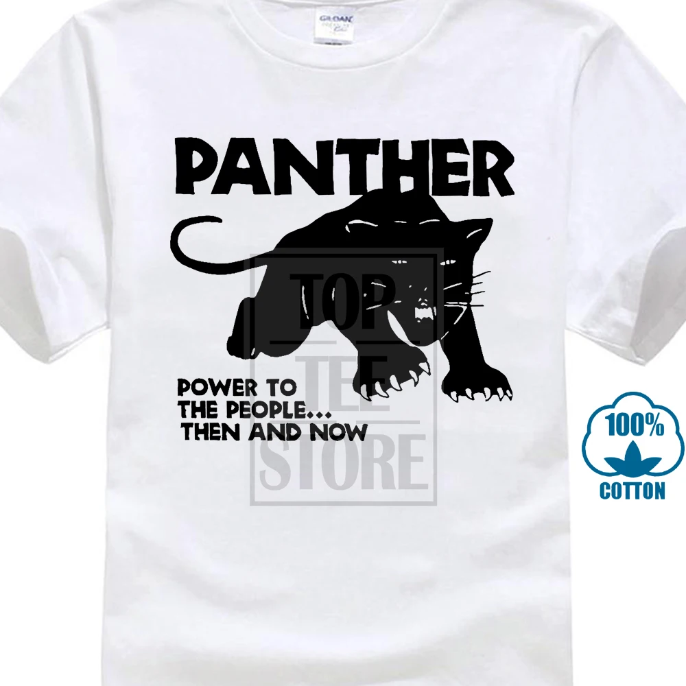 Черная пантера вечерние футболки хлопок Malcolm X хип хоп S до 4Xl 015643 - Цвет: Белый
