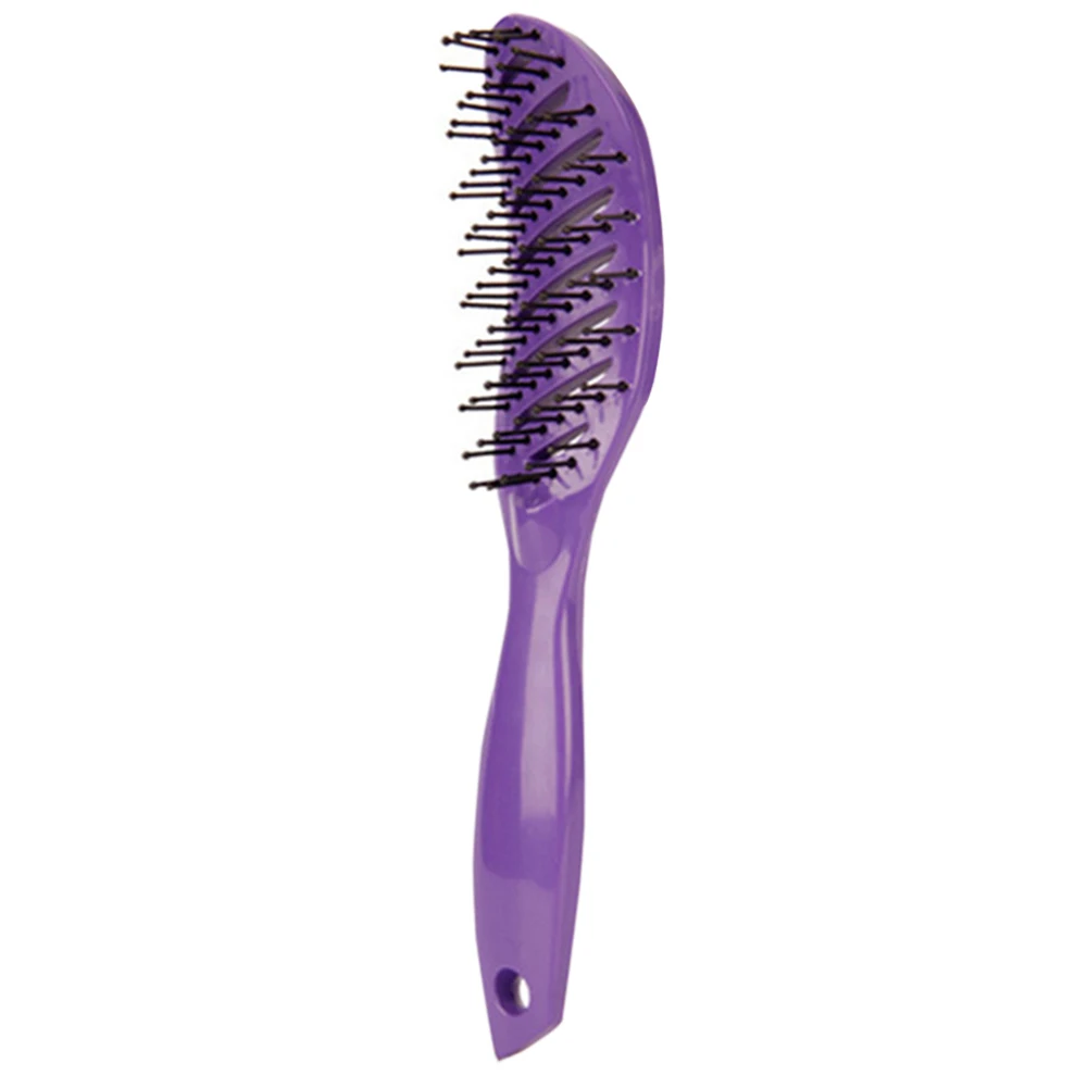 Home Handle Wet Dry Use Massage Barber Portable Brush Hair Comb Anti Static ABS Durable Gift 5