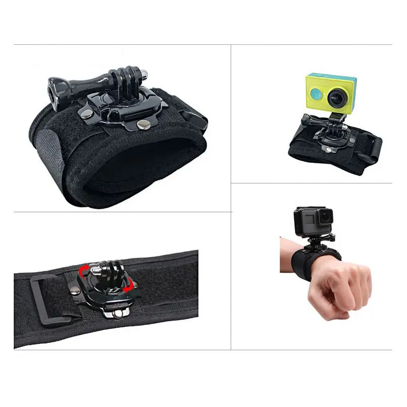 Комплект аксессуаров для экшн-камеры GoPro Hero, комплект аксессуаров для GoPro Hero 8 7 6 5 4 Yi и более 50 в 1