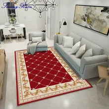 SunnyRain 1 шт. красный ковер гостиная ковры для спальни коврики для кухни S84