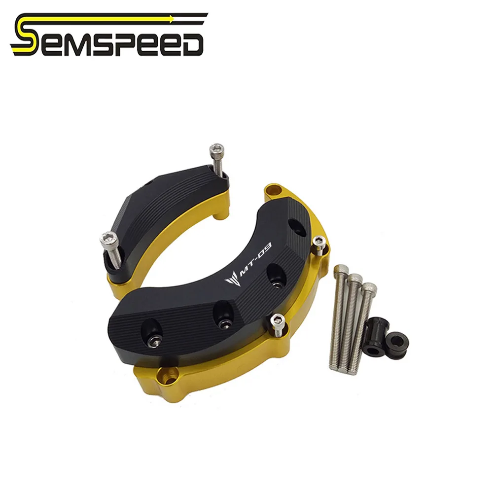 

SEMSPEED для 2021 MT-09 мотоцикла защита двигателя Чехол слайдер крышка протектор для YAMAHA MT 09 мотоцикла защита двигателя