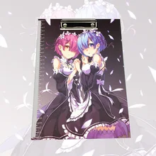 Re: жизнь в другом мире от нулевого картина в стиле аниме доска папка A4 Sketchpad папка для хранения