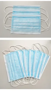 

2020 New Disposable mouth mask 50pcs/Bag Men Women Cotton 3 Layers Dust Mouth Mask Windproof Mouth-muffle Bacteria Face Masks