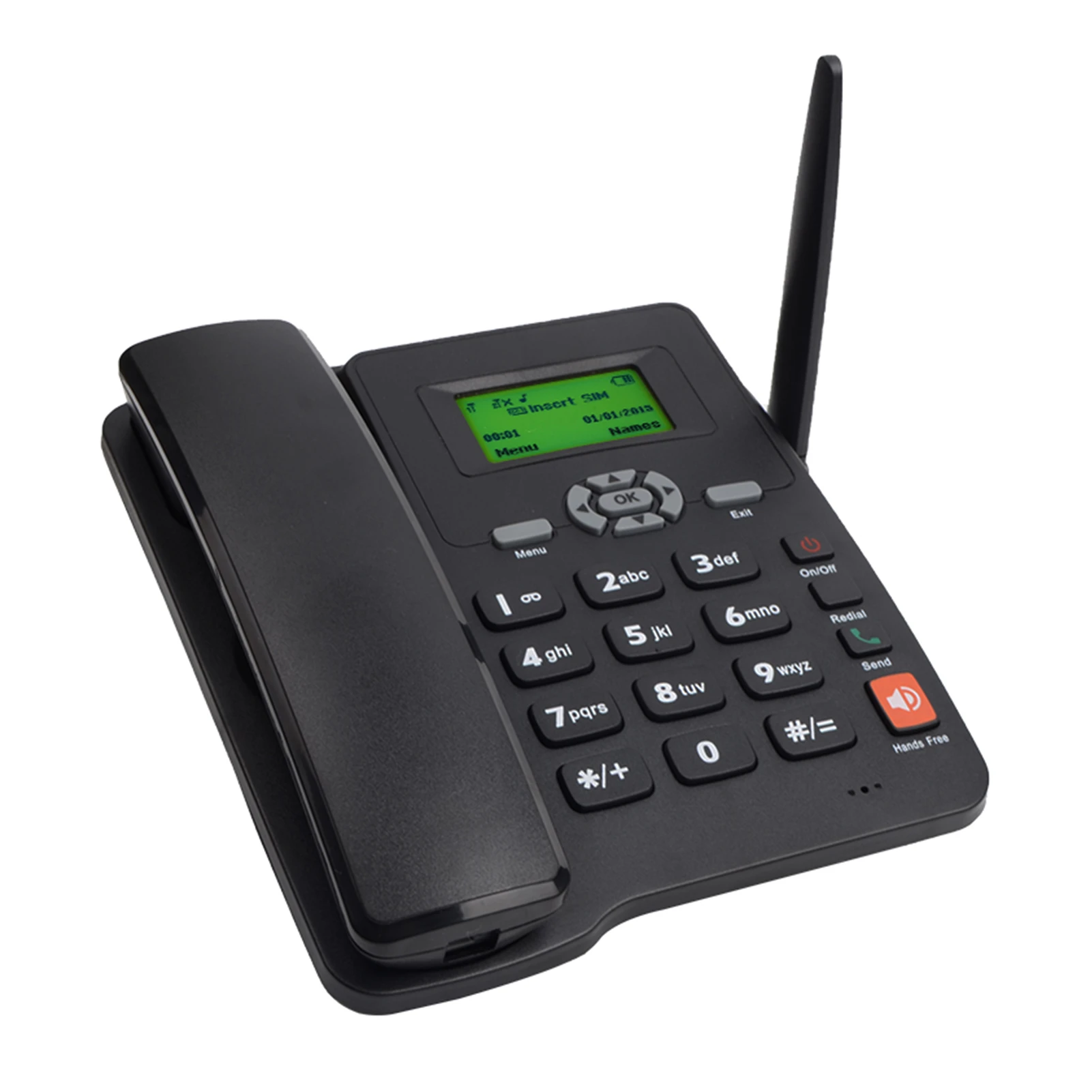 Téléphone de bureau sans fil, Support téléphonique GSM  850/900/1800/1900MHZ, double carte SIM 2G fixe sans fil avec antenne Radio  | AliExpress