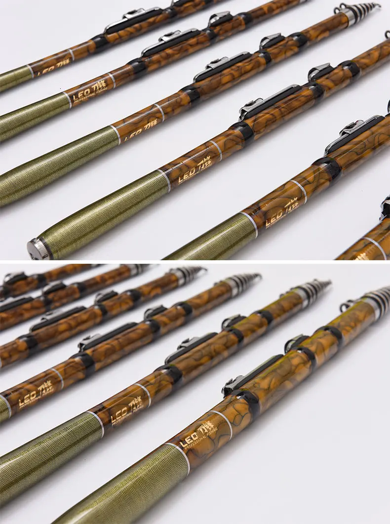 Телескопическая удочка ArmyGreen Rock, 2,1 м, 2,4 м, 2,7 м, 3,0 м, 3,6 м, углеродное волокно, спиннинг, удочка для путешествий, морская удочка, подарок для мужчин