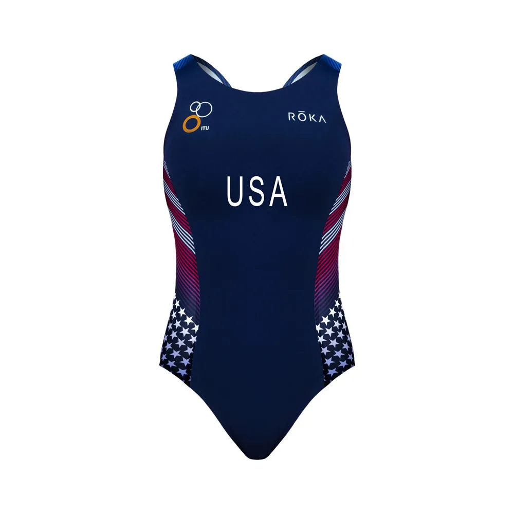 WomenSexySwimsuitCozySkinsuitDivingSurfingRaceProTriathlon