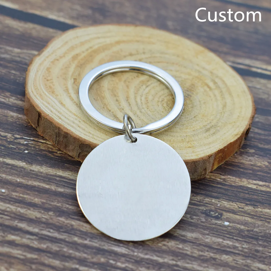 

Stainless Steel Silver Keychain Letters Keychain Chic Original Keychain Metal Necklace Custom Bar Name keychain