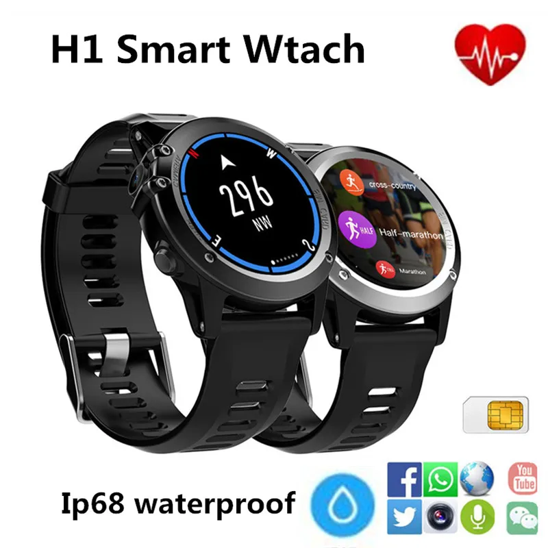Смарт-часы H1 Android BT вызов gps карта для мужчин ip68 водонепроницаемые samsung gear S3 xiaomi HUAWEI