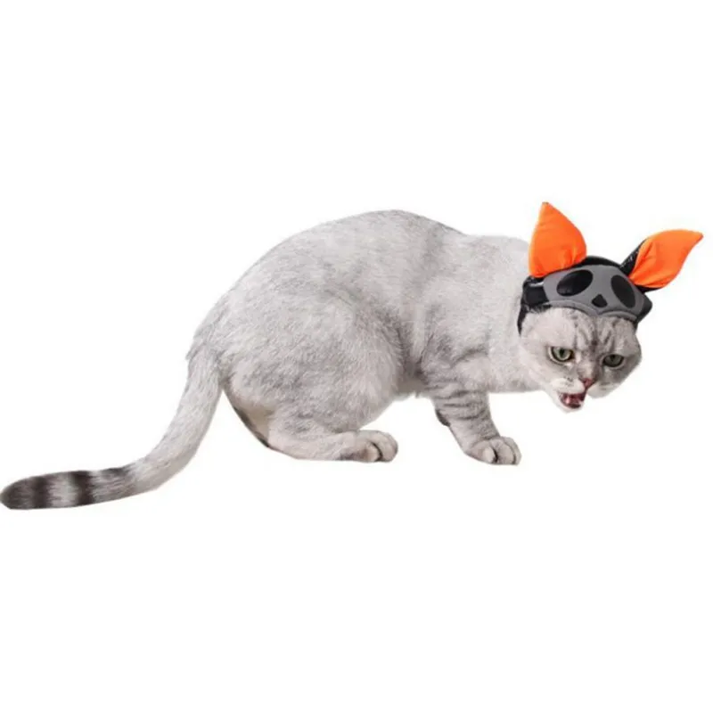 Милый Хэллоуин для домашней собаки кошка шляпа летучая мышь котенок щенок волосы на Хэллоуин Декор лента для карнавальный на Хэллоуин вечерние питомцы кошка собака поставщики