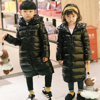 

2019 Thick Warm Girls Winter Jacket Waterproof Down Jacket For Girls Winter Jacket For Boy Outerwear Coat Kids Parka For Girls