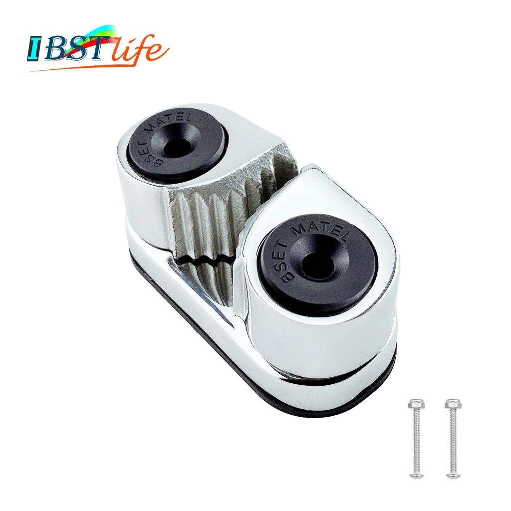 

316 Stainless Steel 2 Row Matic Ball Bearing Cam Cleat Pilates Equipment Marine Boat Fast Entry Rope Wire Fairlead Sailing