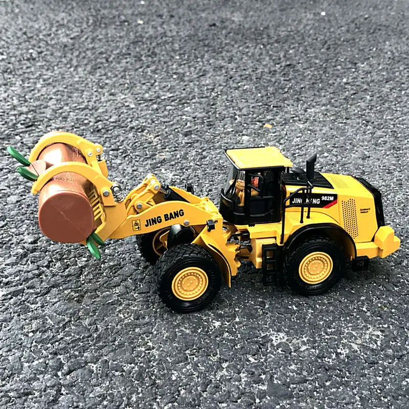 

Jing bang 1: 50 Alloy Engineering Vehicle 85006 Grasping Wood Grabbing Car Wood Transportation Truck CHILDREN'S Car Model