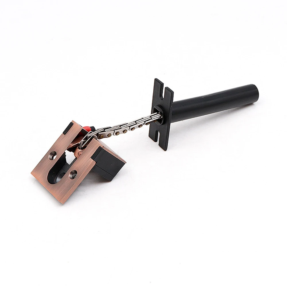 

Anti Theft Protective Hotel Office Gate Latch Guard Door Chain Stainless Steel Casting Heavy Duty Home With Screws Lock Security