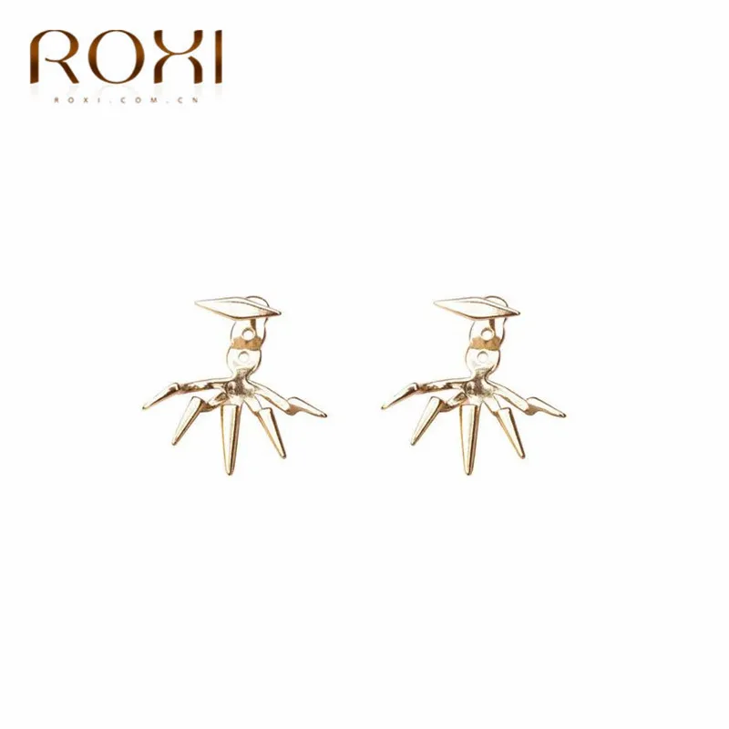 ROXI новые серьги-гвоздики для женщин, серьги в стиле панк из стерлингового серебра 925 пробы - Окраска металла: gold