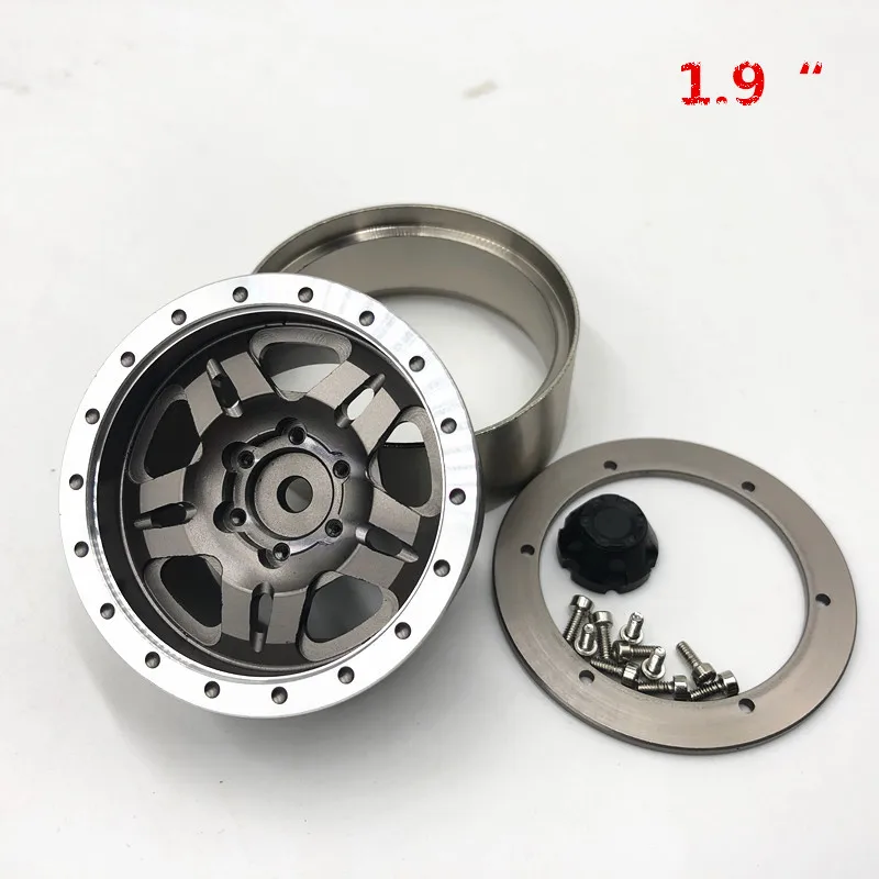 1 9 дюймовый металлический обод колеса 4 шт./компл. для 1:10 RC Rock Crawler Axial SCX10 90046 trx4