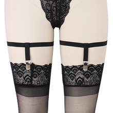 Женский бондаж зажим для чулок ног Подвязки жгут Пояс тело Harneess пастельные готические подвязки Панк рейв черное сексуальное белье клетка для тела