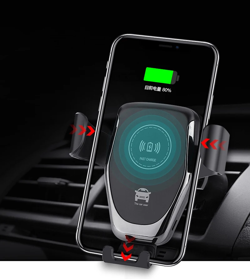 best wireless power bank NEW Fast Charging Wireless Charger Car Phone Holder For IPhone 8 Plus XR Xs 11 12 13 Pro Max Samsung Inductive Charge Holder best portable charger for iphone