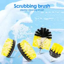 Электрическая дрель щетки комплект плитка Затирка скруббер сверло для очистки пластиковая щетка