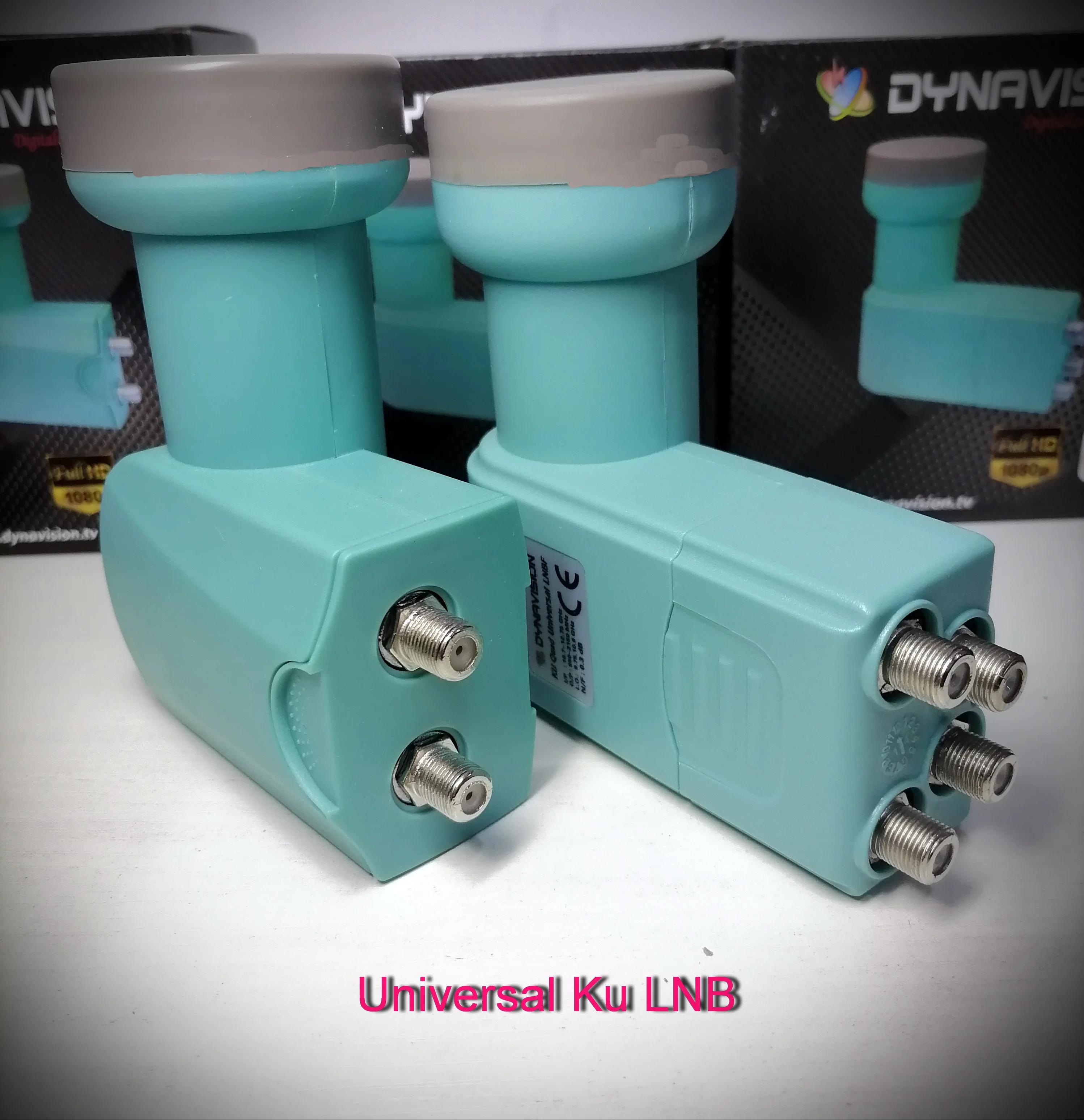 Универсальная спутниковая тарелка DYN LNB широкополосный двойной и Quad с высоким