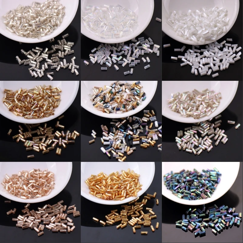 

2x4mm Short Twist Tube Beads Czech Glass SeedBead for Jewelry Making Helix Bugle Beads Charming DIY Bracelet Necklace Accessory