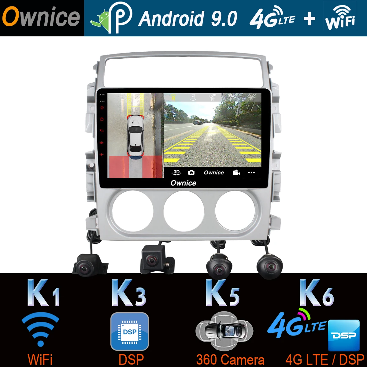 " 360 ° панорамный автомобильный dvd-плеер на основе Android для Suzuki Liana 2005-2013 автомобильный Радио gps Мультимедиа DSP Carplay Android Авто 4G LTE