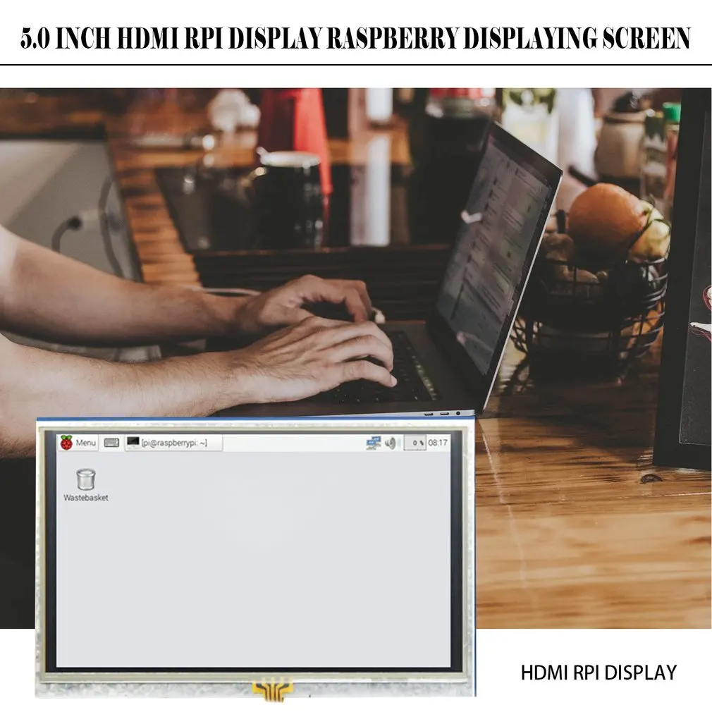 5.0inch HDMI Rpi Display 5.0in TFT HDMI LCD Resolution 800*480 5.0inch LCD Display Module with Touch LED Backlight