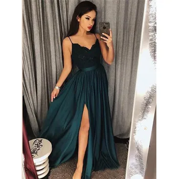 

2019 Summer Womens Solid Long Skirt Wedding Evening Party Ball Prom Gown Pleated Split Skirt