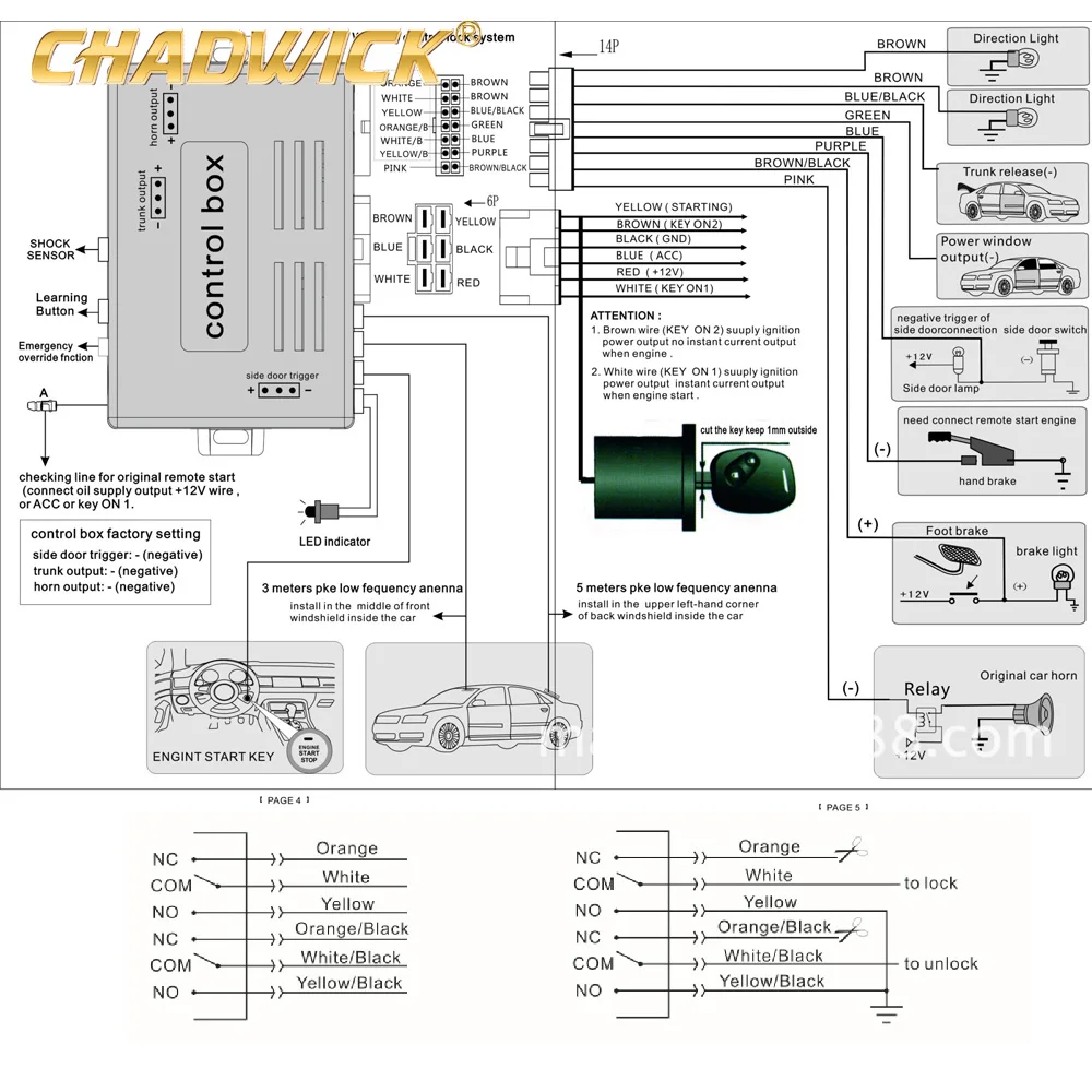 Intelligent keyless start system схема подключения на русском языке