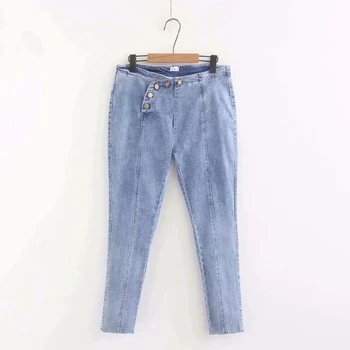 

Plus Size XL-3XL Women's Slim Jeans Casual Stretchable Ankle Denim Pants