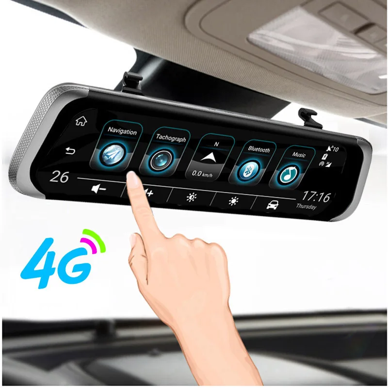 ANSTAR 4 г Android HD 1080 P Автомобильный dvr 10 &quotзеркальная автоматическая камера gps wifi ADAS