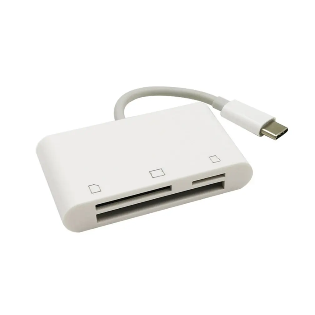 USB 3,1 type C USB C для чтения карт адаптер кабель для Macbook для samsung type-C/TF/CF три в одном кардридер