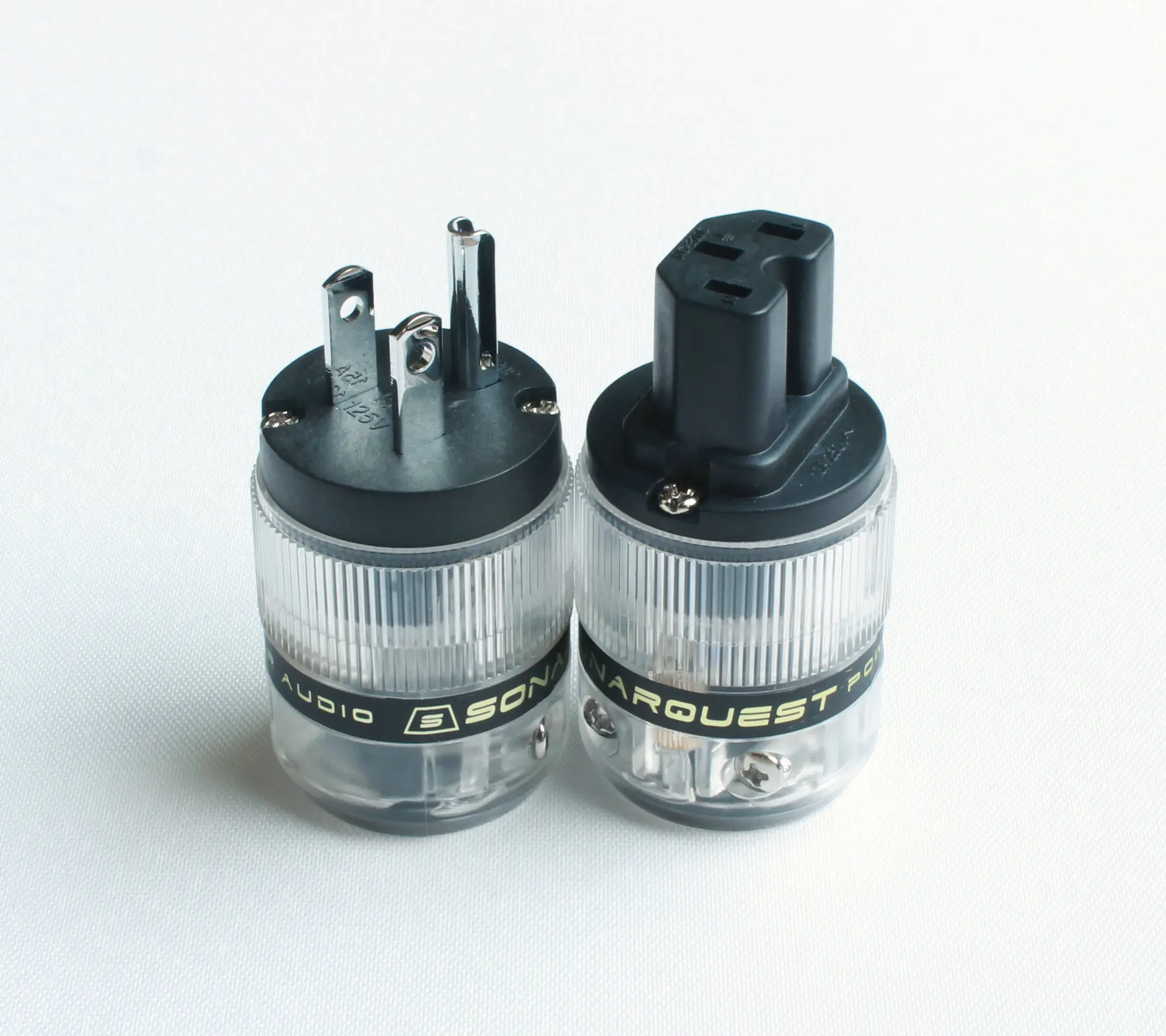 SONARQUEST ST-PP(B) ST-PC(B) High End родием нам Мощность Plug& IEC разъем для Hi-Fi аудиоусилитель