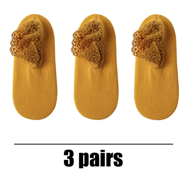 3 Pairs Women Winter Socks Warm Thicken Thermal Soft Solid Color Socks Wool Cashmere Snow Boots Velvet Lace Home Floor Sock Purple