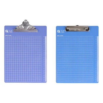 

Creative A4 Writing Clipboard Plastic File Clipboard Metal Clip Green/Blue Butterfly Clip Clip Board Office And School Supply