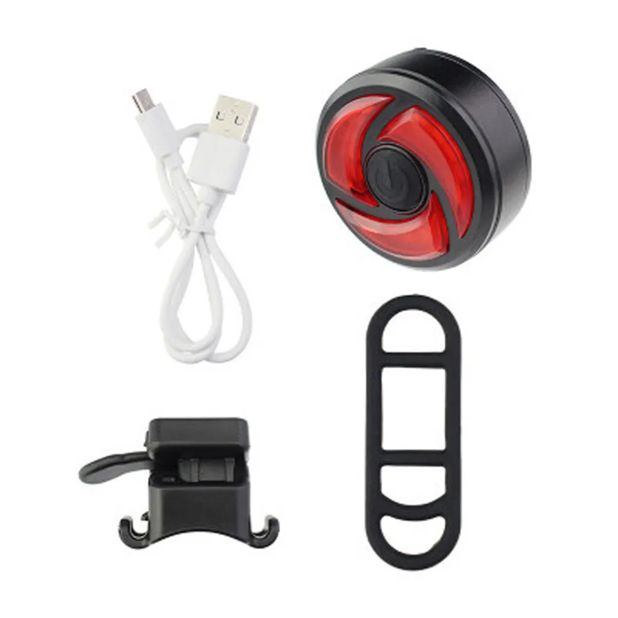 Bike light intelligent induction brake tail light USB charging bicycle tail light LED bicycle warning safety smart light 35A5 (2)