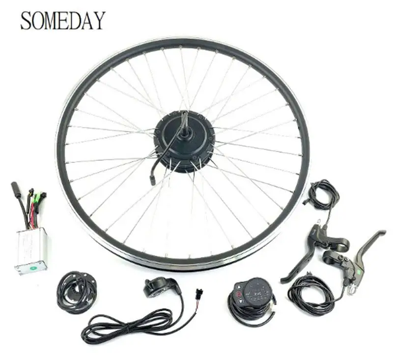 

SOMEDAY 36V250W ELECTRIC BICYCLE CONVERSION KIT Rear Rotate Hub Motor Wheel 16-29inch 700c wheel LED900S Display Ebike Kits
