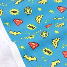 Половина ярда простой хлопок ткань с мультяшным принтом ручной работы DIY одежды платье Ткань хлопок CR-272