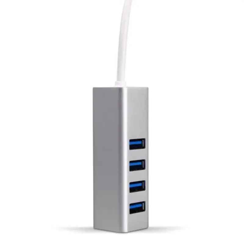Высокая Совместимость USB 3,0 концентратор 4-Порты и разъёмы, алюминиевый высокий-Скорость usb-разветвитель Портативный расширение центр данных Plug and Play