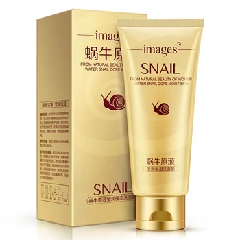 

Snail Stock Solution Facial Cleanser Shrink Pores Moisturizing Nourishing Skin Face Washing Product 100ml QJ