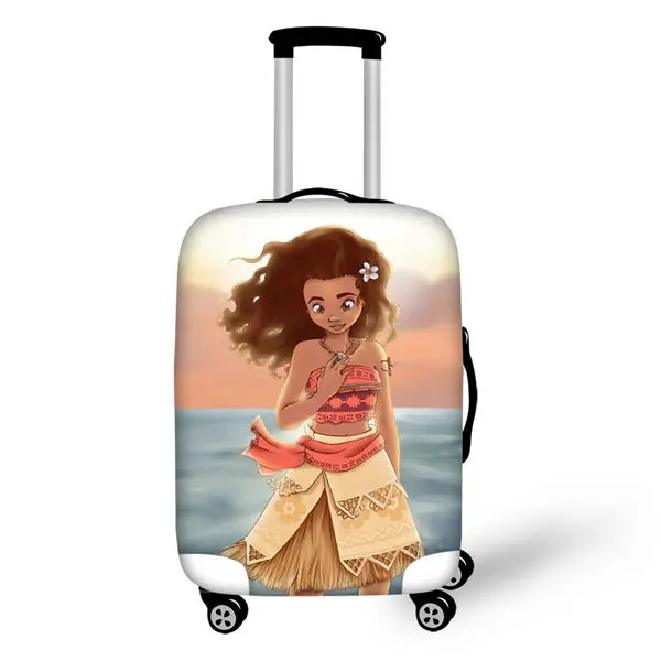 CDWX2738LMS HaoYun дорожный багажный чехол Moana Vaiana Princess с рисунком, чемодан, чехол с мультяшным дизайном, эластичный пыленепроницаемый и водонепроницаемый протектор - Цвет: CDWX2738LMS