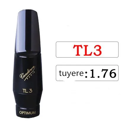 TL3 Бренд Vandoren, T3 T4 T5 сопрано/тенор мундштук для саксофона бакелитовый рот штук - Цвет: TL3