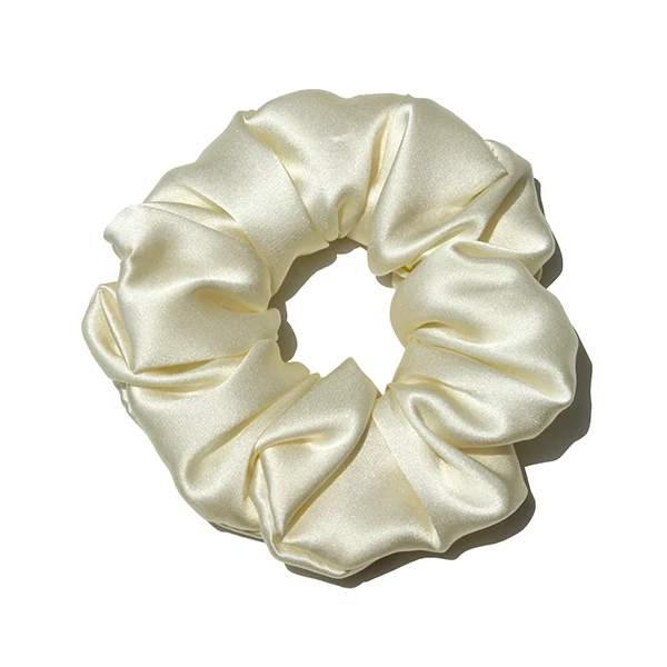 Luxurious 100% Pure Mulberry Silk Large Hair Scrunchies